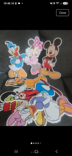 Mickey mouse club house carboard cutouts