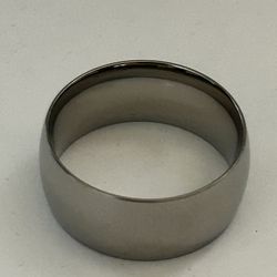 Titanium Polished Domed Ring.