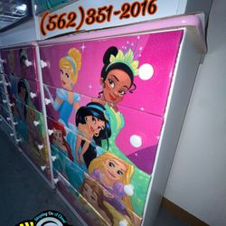 Princess Five Drawer Dresser New Chest Cajonera Comoda Nueva 