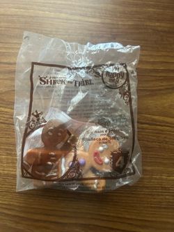 2007 MCDONALDS HAPPY MEAL  SHREK THE THRID "GINGY" TOY #4 NEW IN BAG