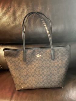 Coach city tote bag