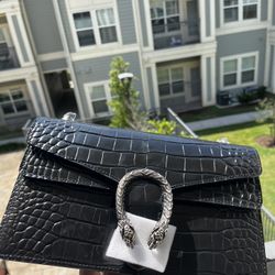 Gucci Snakeskin Shoulder Bag 