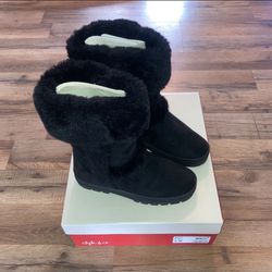 New! Style & Co Cosy Boots, Black Size 6