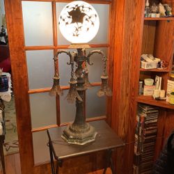 L&L WMC Antic Table Lamp Rare To Find 