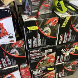 RIDGID PowerClear 120-Volt Drain Cleaning Snake Auger Machine for Heavy Duty Pipe Cleaning for Tubs, Showers, and Sinks