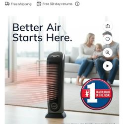 Lasko 23" 1500W Oscillating Ceramic Electric Tower Space Heater - NEW