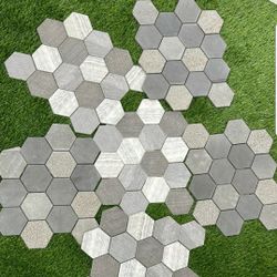  ️🔥🔥‼️🔥🔥‼️(Tampa Bay) Mosaicos River Stone Antislipery , Mosaicos antiresbalante Para Duchas Y Regaderas 