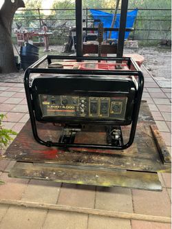 4000 watts generator