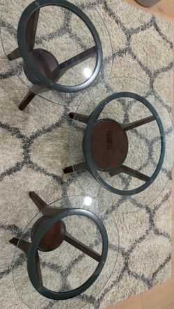 Center table and side tables