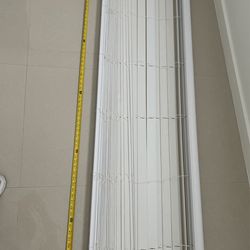 Blinds White Wood , Cordless Operation