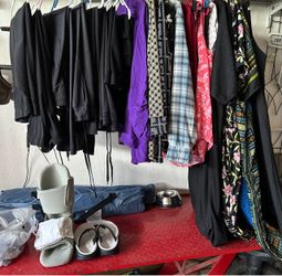 Women’s clothing, Recumbent bike, misc. items