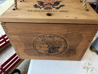 Collectible Wooden Crate 