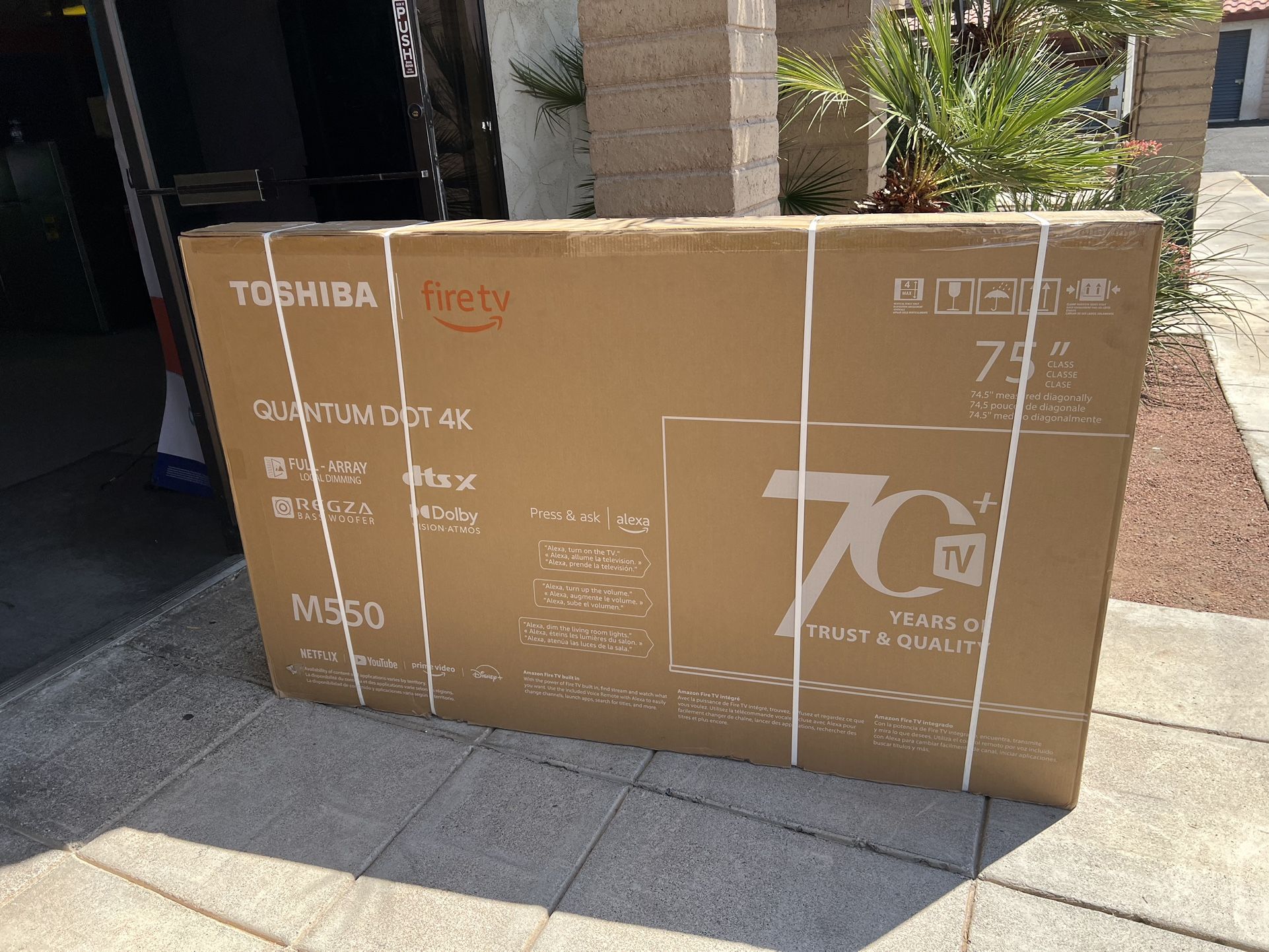 Toshiba 75” 4K FIRE TV QLED 