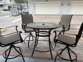 High Top Patio Table