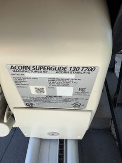 Acorn Superglide 130 T700 Straight Stairlift