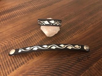 Cintos,carteras y pulseras de plata