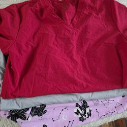 Women scrub shirts
