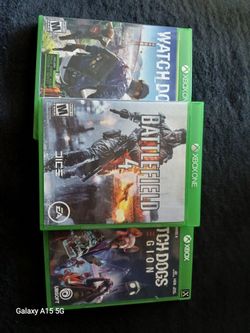 Xbox one games lot Watch Dogs Battlefield