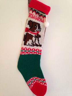 Dog Christmas Sock