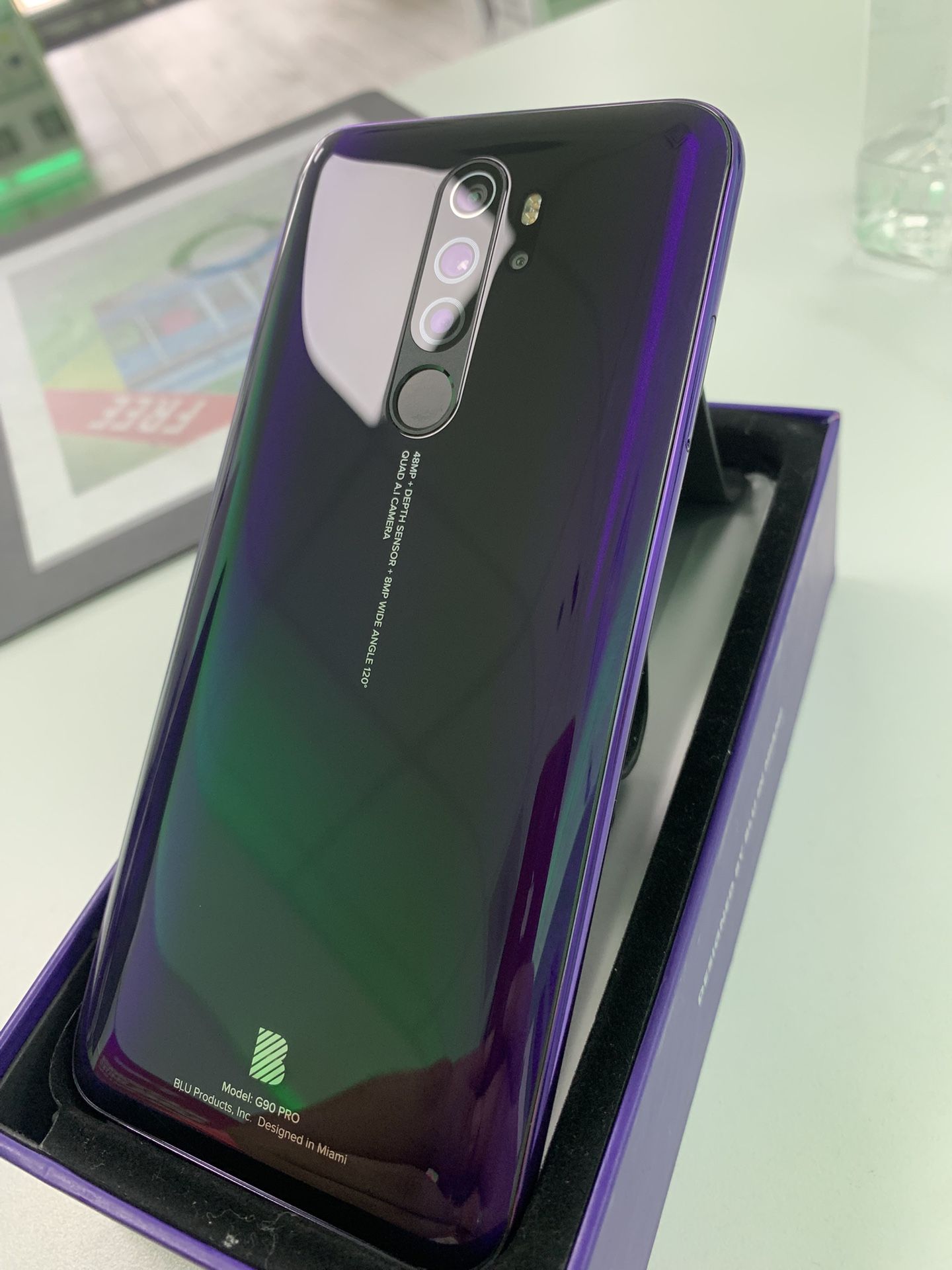 Blu G90 Pro 128gb Unlocked (black/purple)