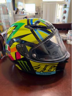 AGV Pista GP R Motorcycle Helmet - Valentino Rossi Soleluna - Size XL