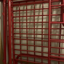 Metal Full Size Bottom And Twin Top Bunk Bed Frame All Bolts Included