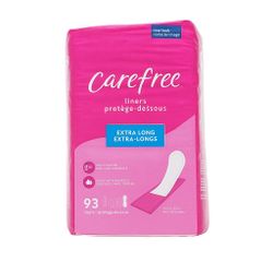 Carefree Extra Long Liners – 93 Count – Sealed Pack