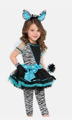 New Halloween costume- Precious Zebra child small $13