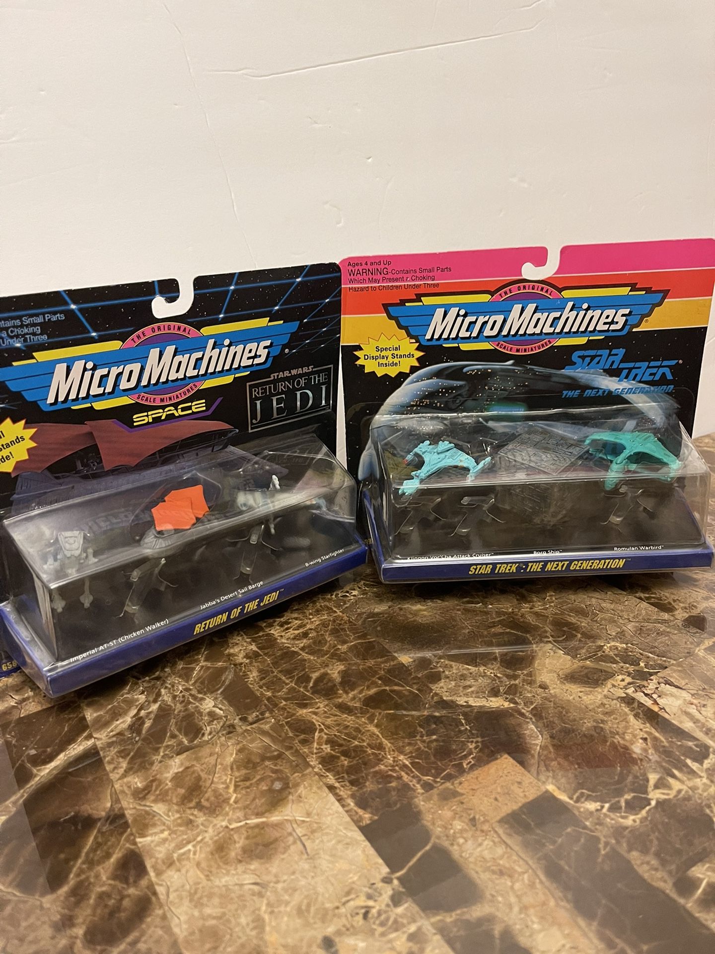 Vintage 1993 Galoob Star Trek TNG Micro Machines Micro Machines STAR WARS Return of the Jedi Collection #3 MOC Galoob 1993 Collection #3 