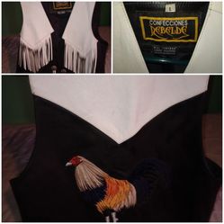 cowboy leather vests... Chalecos De Piel Para Jaripeos O Tu Uso Personal  