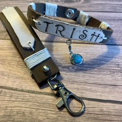 Custom Made Pet Collar+ Leash Sets