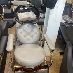 Salon Vintage Rose Gold Shampoo Chair 3051r