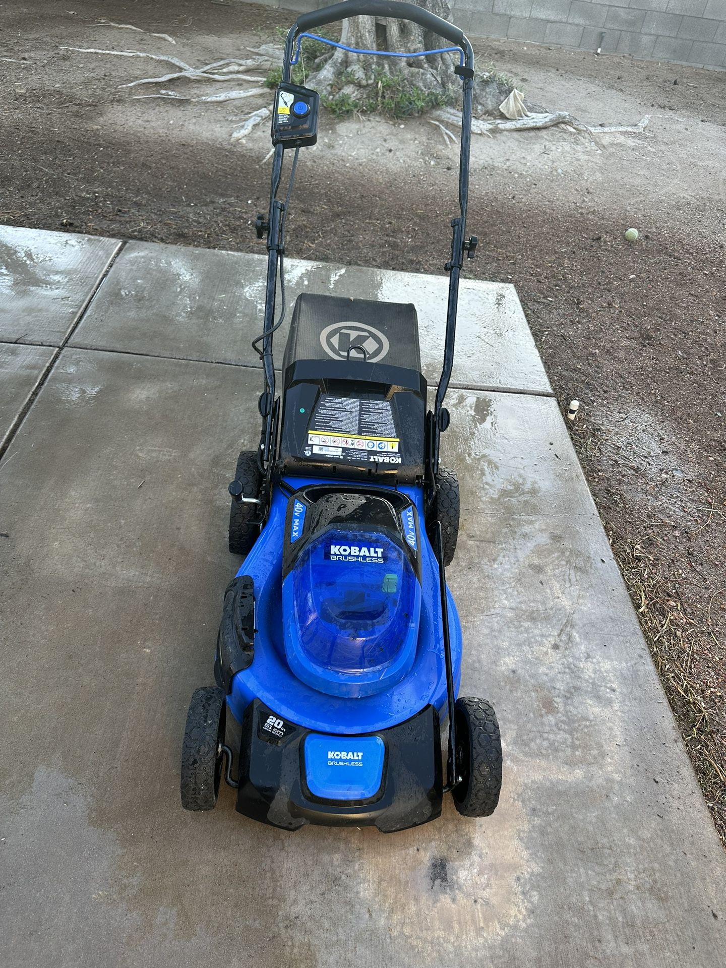 Kobalt 40v Brushless Rechargeable Lawn Mower