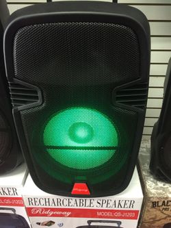 12 inch power speaker rechargeable, USB, SD Card,radio FM, Bluetooth,