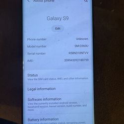 Att Galaxy S9 64 Gig