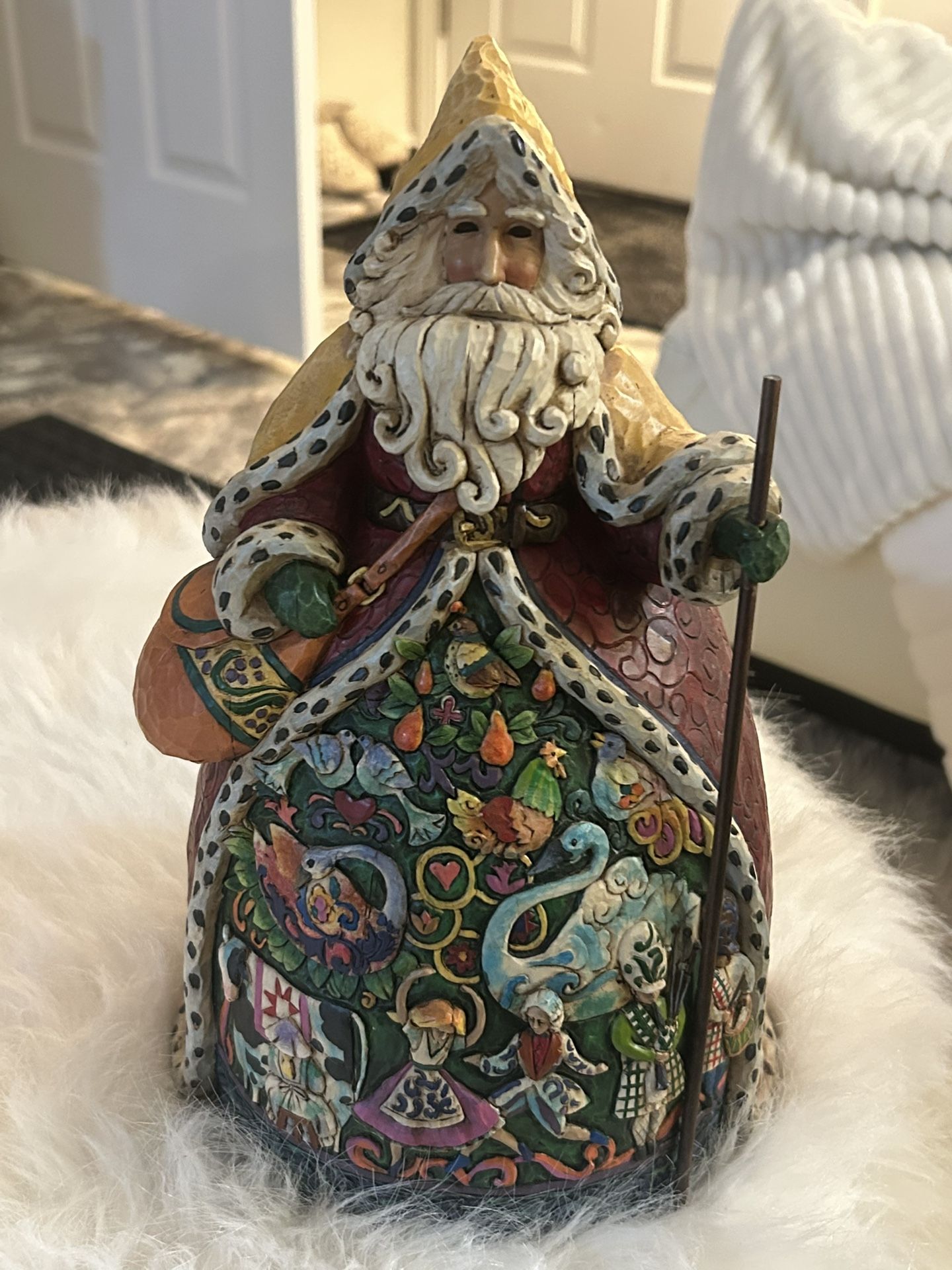 Rare 2005 Jim Shore “ My True Love Gave To Me” Santa Figurine 
