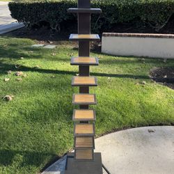 Free Standing Iron Book Rack