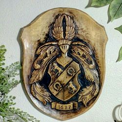 GREAT FATHER'S DAY GIFT!  Carved Wood Wall Art 16"x12" - CASH ONLY,  PICKUP ONLY 