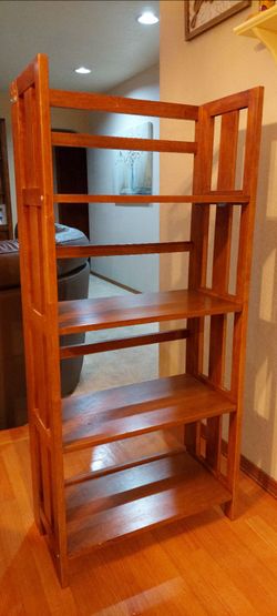 Oak book shelf