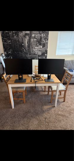 Dell 24” duel screen monitors