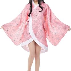 Nezuko Kamado robe from Demon Slayer size S