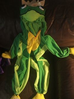 Child's frog Halloween costume size M