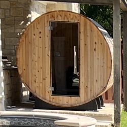 Barrel Sauna Great Condition $3000