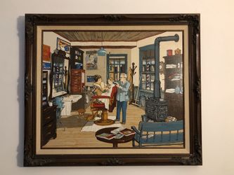 C. Carson Oil Painting 🖼 Vintage