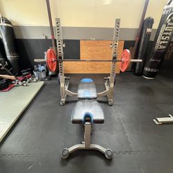 Bench Press/Squat Rack Setup