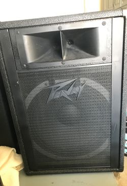 (2) peavey model 115h speaker enclosure