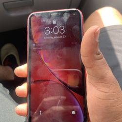 Red iPhone Xr 