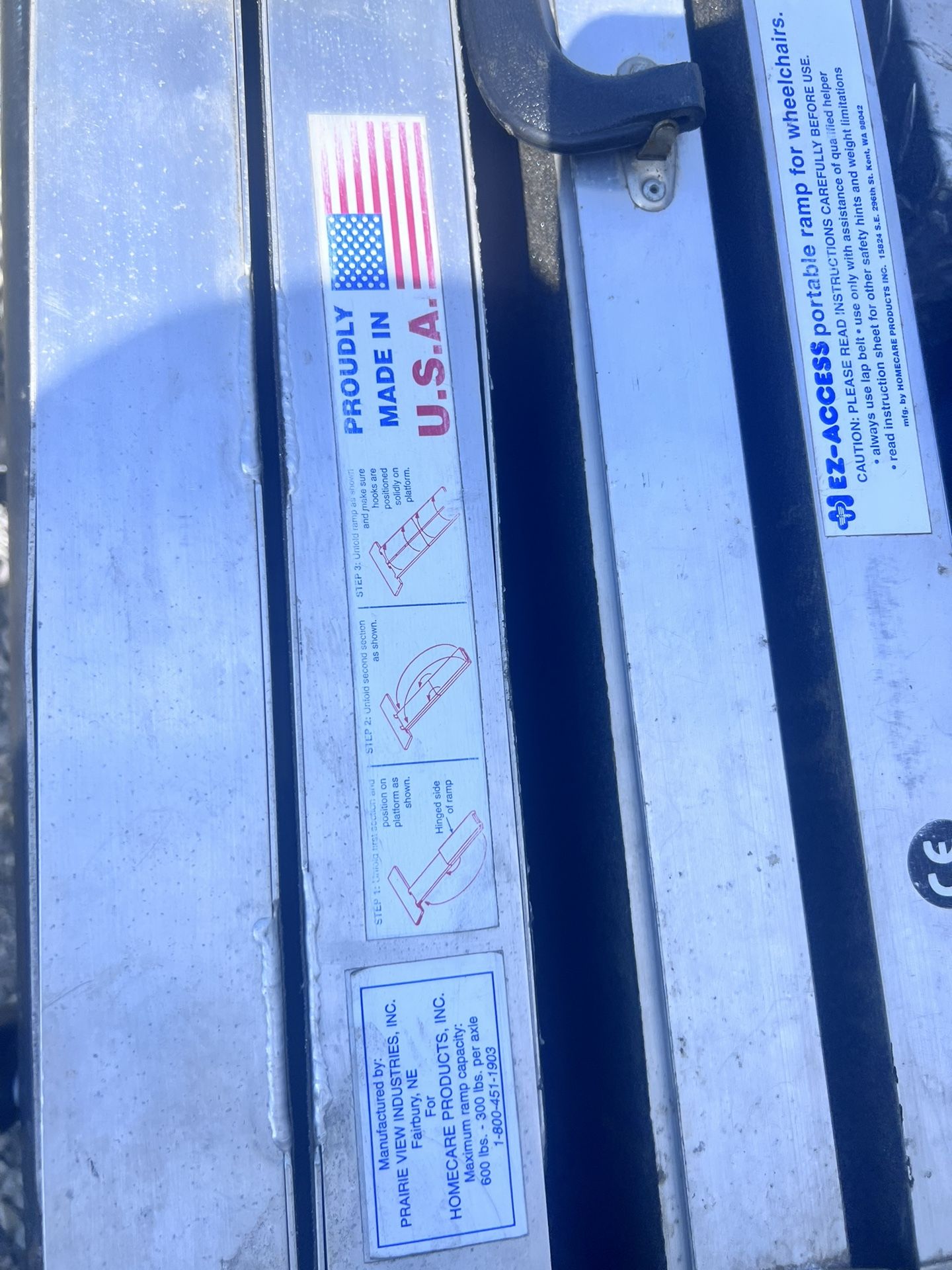 8’ Aluminum handicap ramps pair