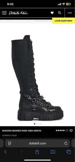 Current Mood Dolls kill boots