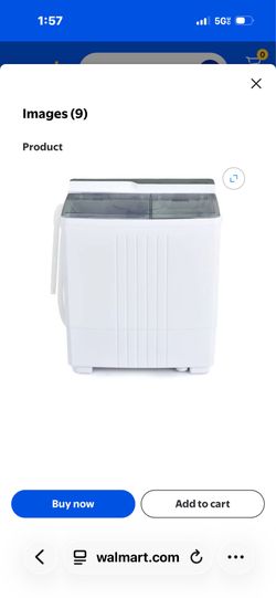 portable twin-tub washing machine, model HA101LS,